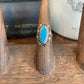 Vintage Sterling Blue Turquoise Ring - The Mustard Seed Collection, The Seed