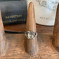 Vintage Sterling Ring And White Quartz