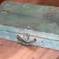 Vintage Teal Green Painted Tool Box