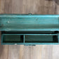 Vintage Teal Green Painted Tool Box