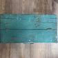 Vintage Teal Green Painted Tool Box