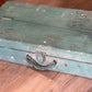 Vintage Teal Green Painted Tool Box - The Mustard Seed Collection, The Seed