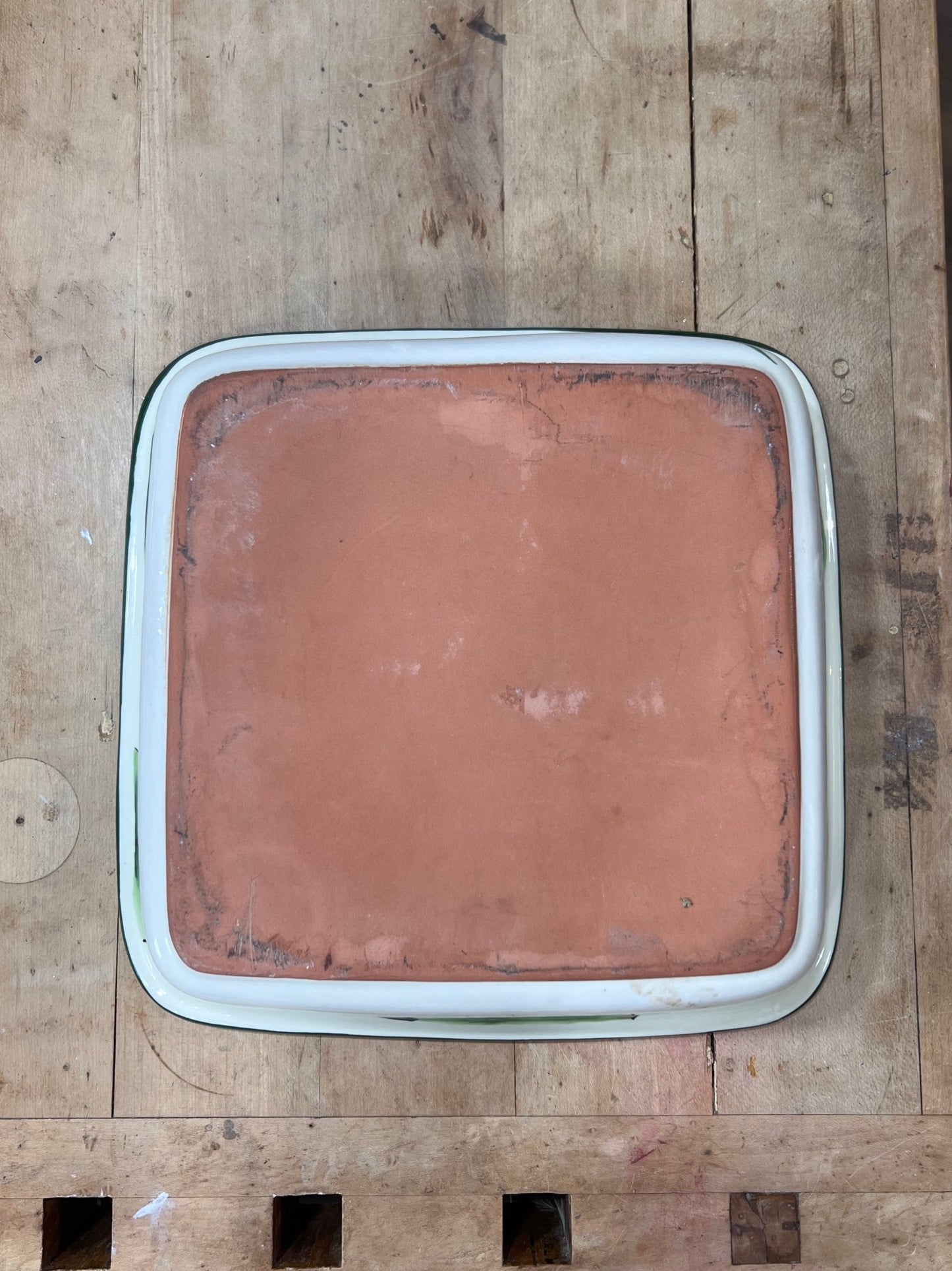 Vintage Tuscan Bordeaux Grapes Square Ceramic Baking & Serving Dish - The Mustard Seed Collection, The Seed