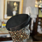 Vintage Velvet Black Pillbox Hat - The Mustard Seed Collection, The Seed