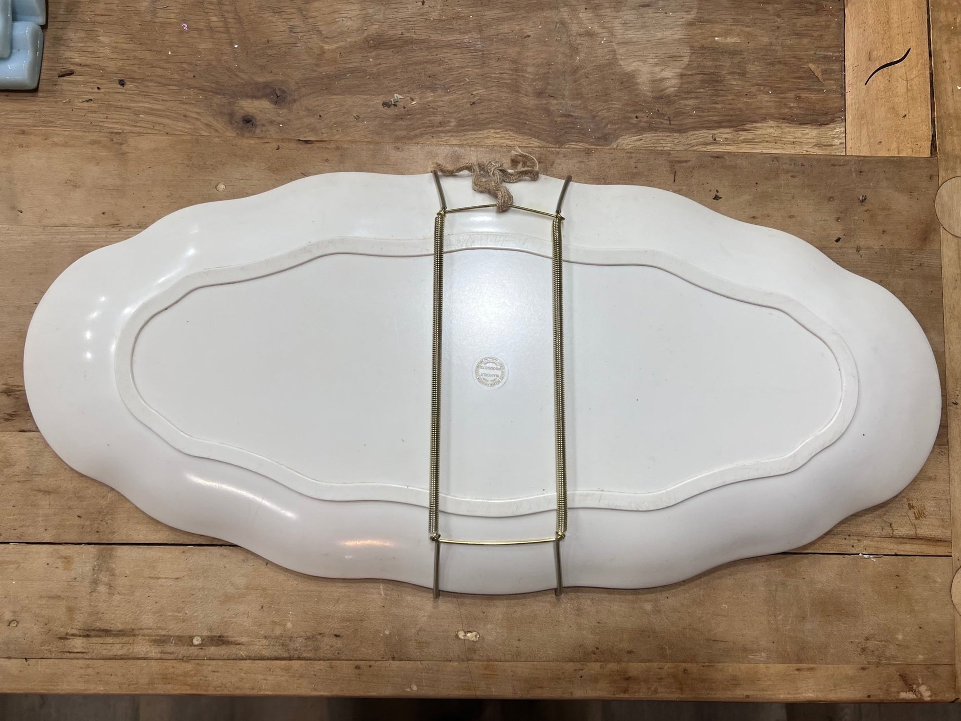Vintage Waverly Products "Montage of the Sea" Large Melamine Fish Platter (23" x 10.75") - The Mustard Seed Collection, The Seed