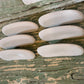 Vintage White Porcelain Knife Rests – Set of 6 + Bonus Place Card Holder