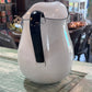 Vintage White with Black rim and handle Water Pitcher