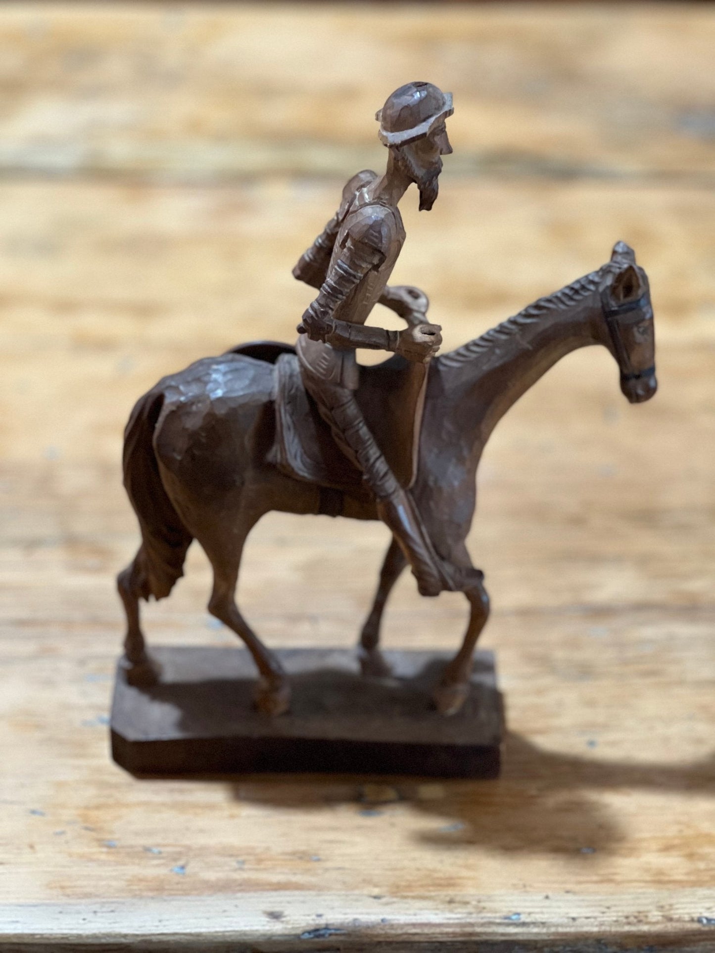 Vintage Wooden Don Quixote - The Mustard Seed Collection, The Seed