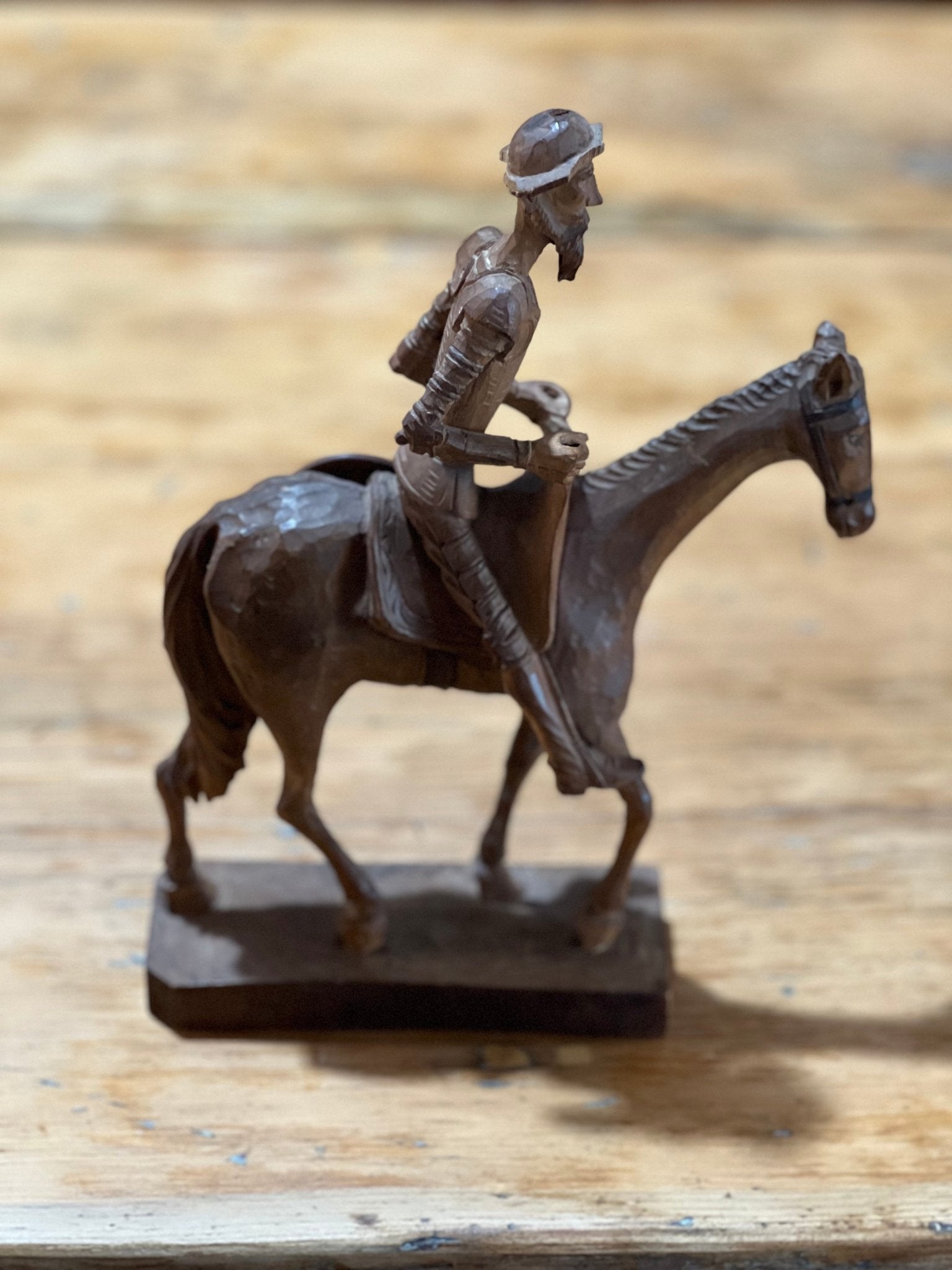 Vintage Wooden Don Quixote - The Mustard Seed Collection, The Seed