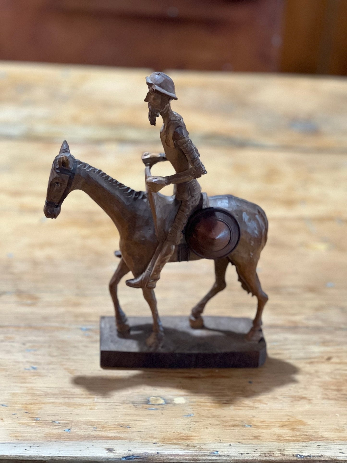 Vintage Wooden Don Quixote - The Mustard Seed Collection, The Seed