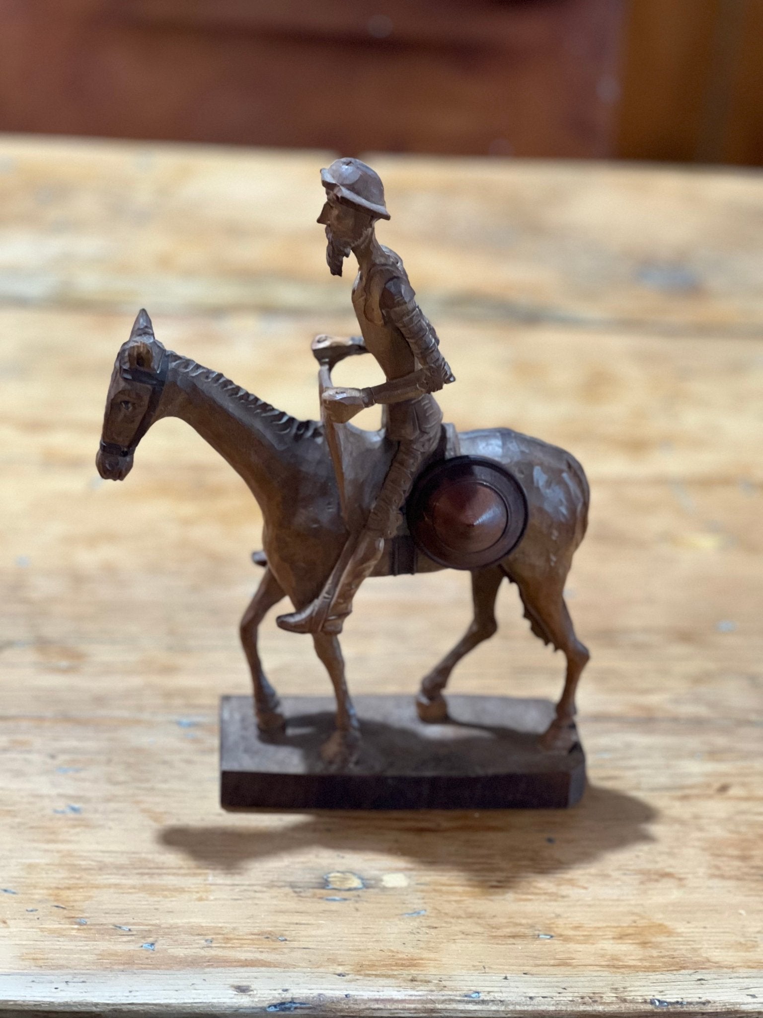 Vintage Wooden Don Quixote - The Mustard Seed Collection, The Seed