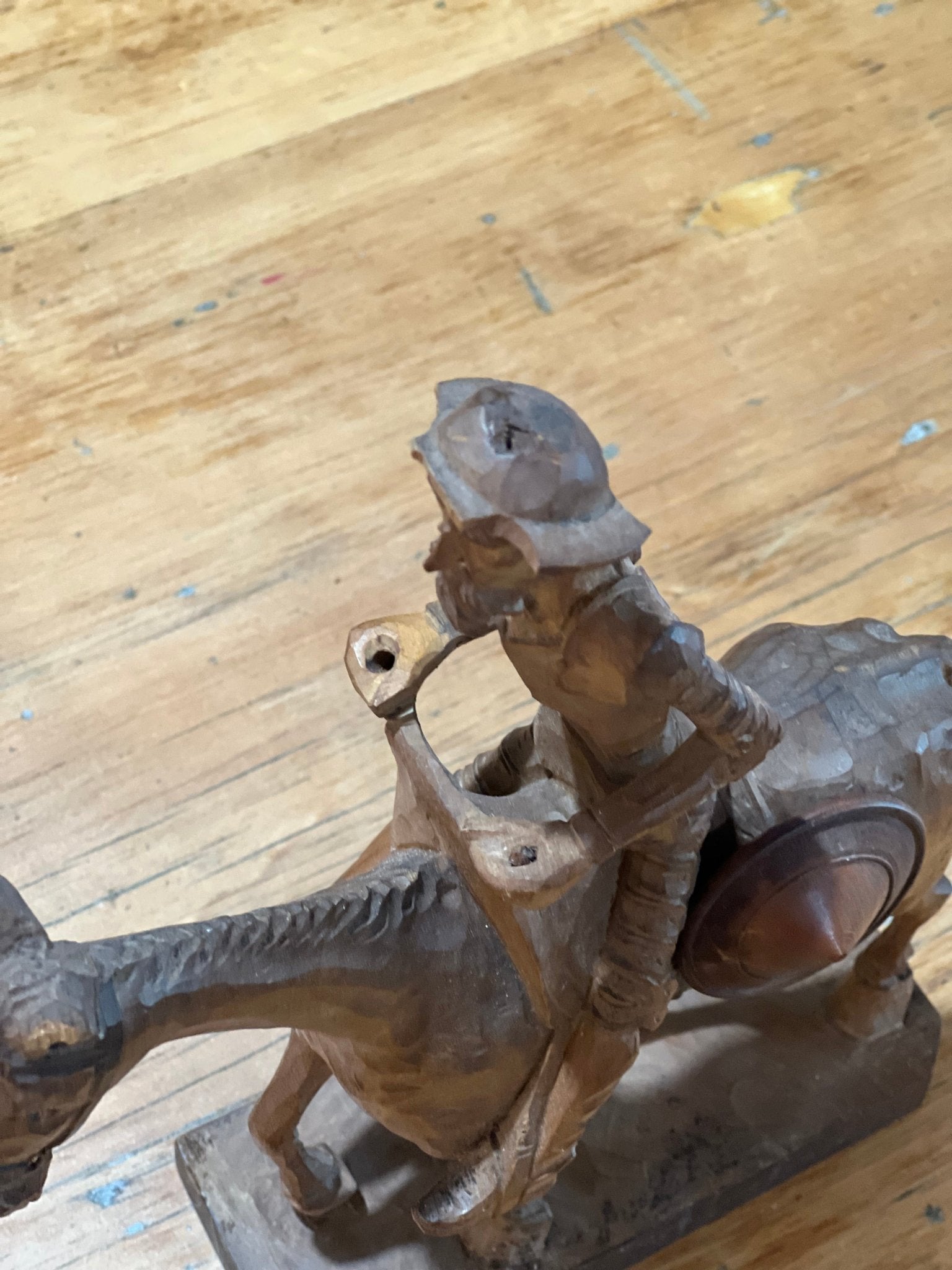 Vintage Wooden Don Quixote - The Mustard Seed Collection, The Seed
