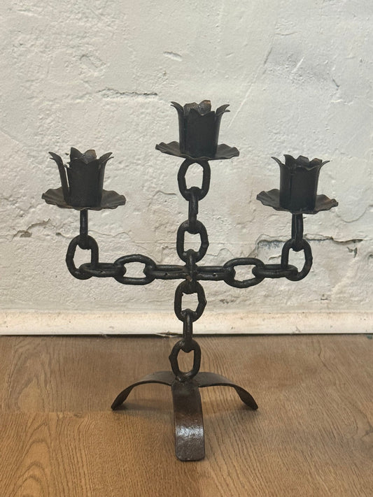 Vintage Wrought Iron Candelabra - The Mustard Seed Collection, The Seed