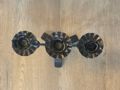 Vintage Wrought Iron Candelabra 