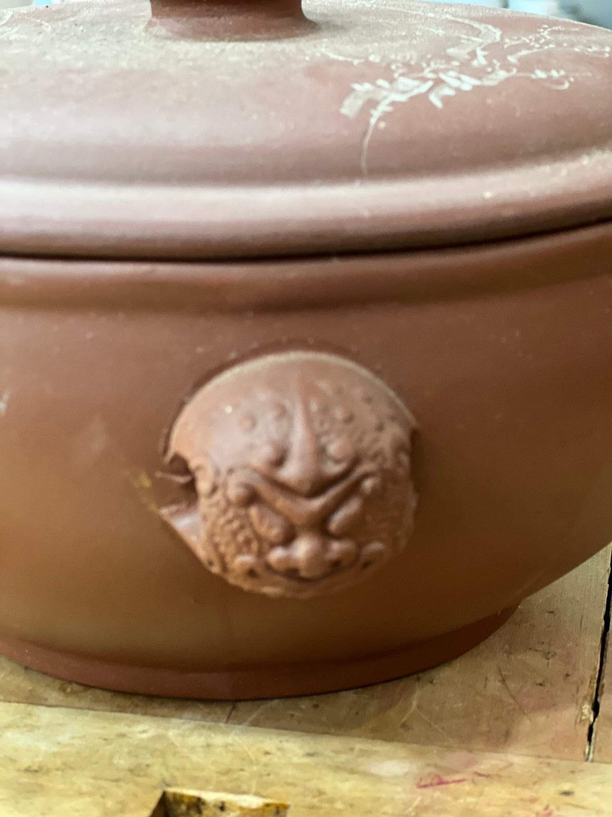Vintage Yunnan Jianshui Zitao Purple Clay Steam Pot – 6" x 10" x 8.5" - The Mustard Seed Collection, The Seed