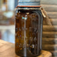 WAN-ETA Cocoa Boston Jar with Lid - The Mustard Seed Collection, The Seed