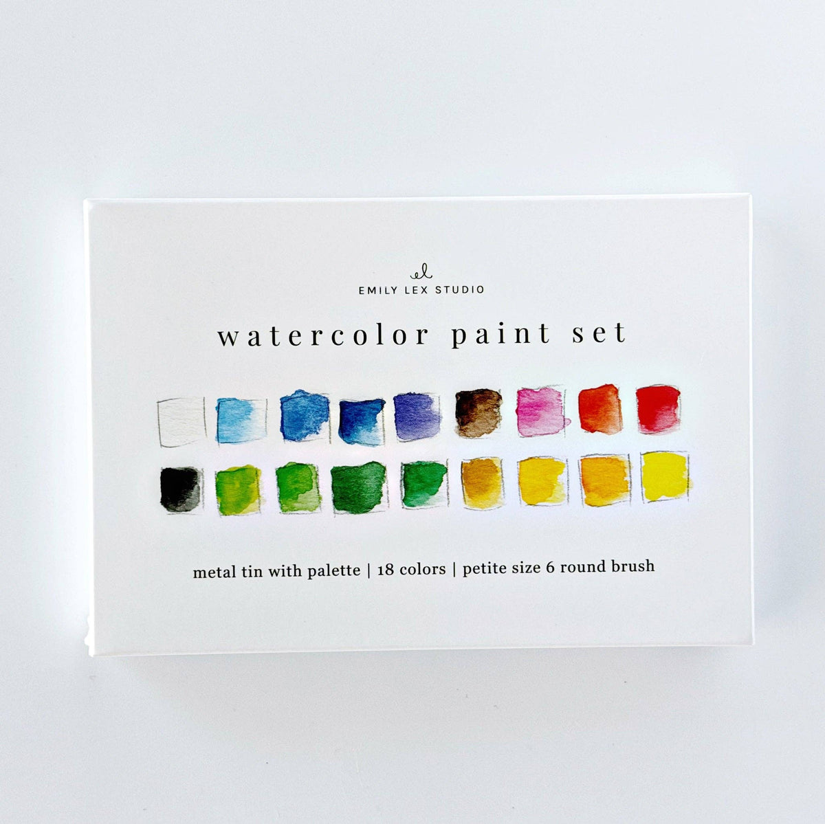 Watercolor paint set 18 colors with brushPaint