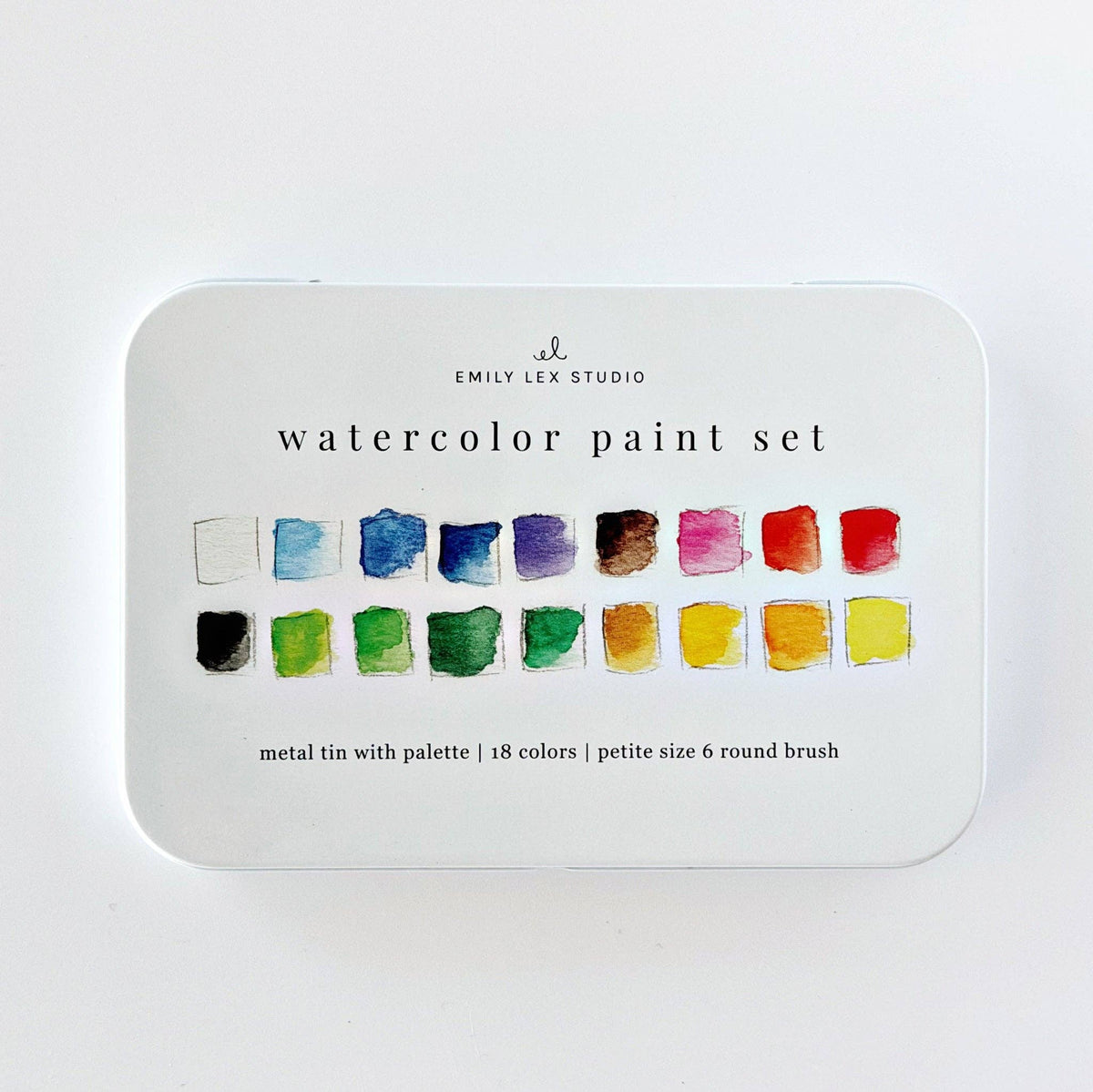 Watercolor paint set 18 colors with brushPaint