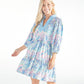Watercolor Print Summer Dress