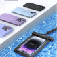 Waterproof Phone Pouch for iPhone 17 to 7 with Case 