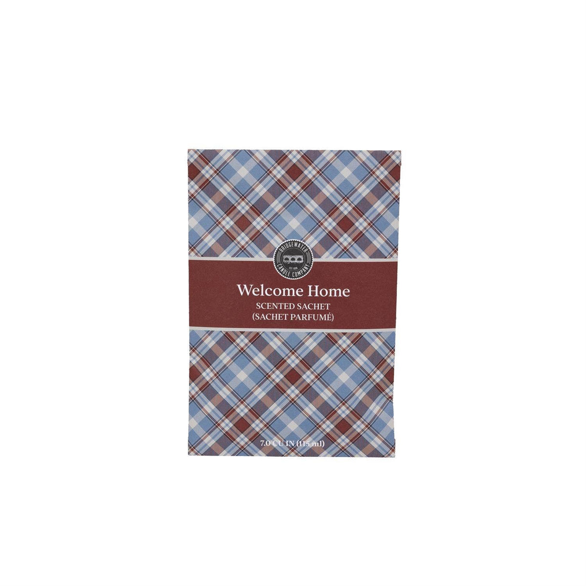 Welcome Home Plaid Sachetair freshener