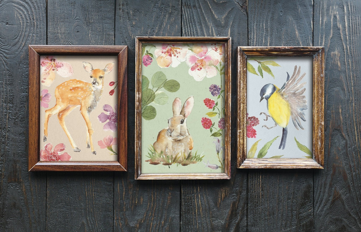 Whispering Willow IOD Transfer 12x16 Pad - The Mustard Seed Collection, The Seed