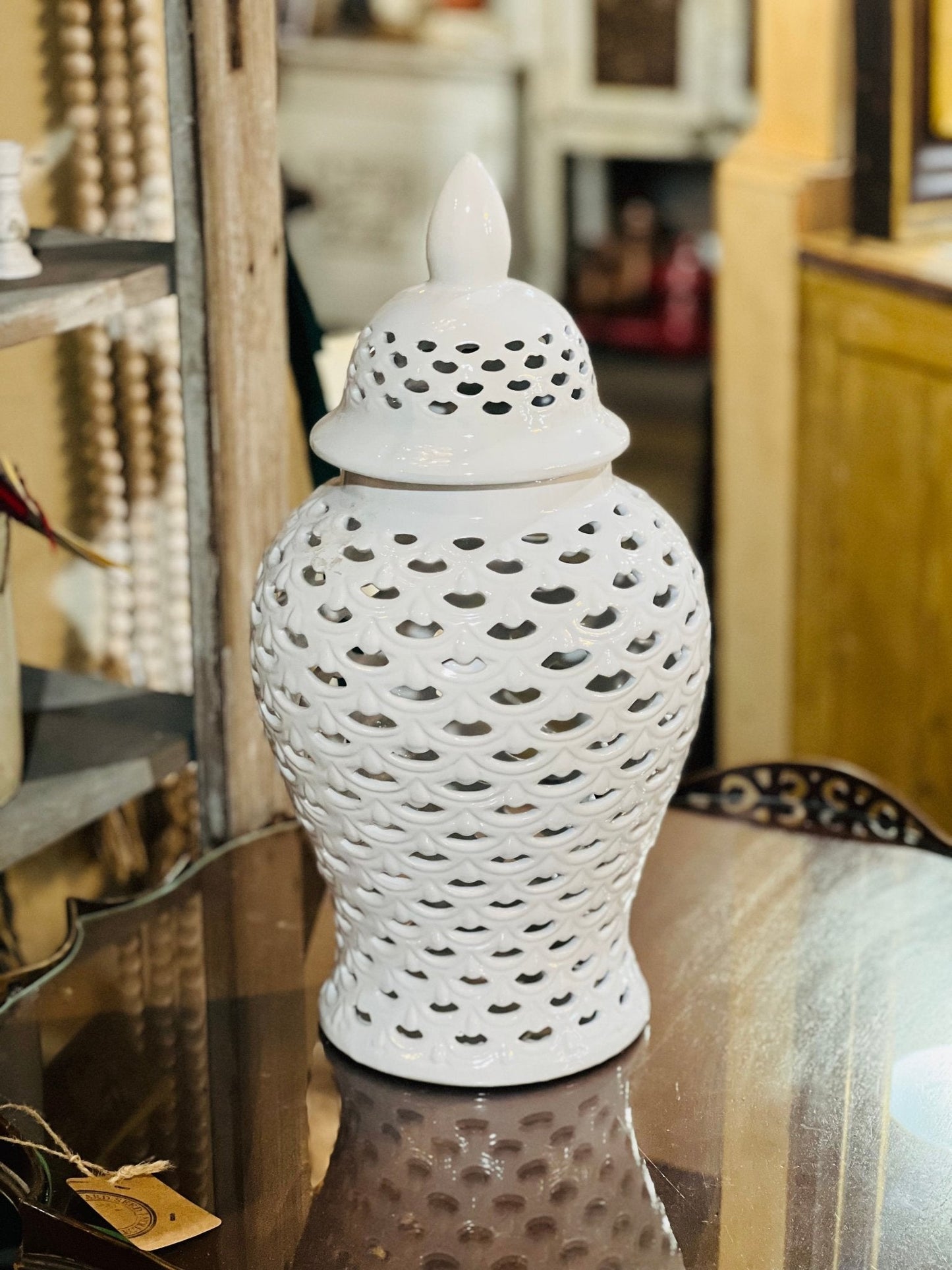 White Ginger Jar 