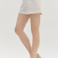 White High Waist Pleated Shorts - The Mustard Seed Collection, The Seed