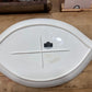 White Leaf Serving Platter 