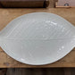 White Leaf Serving Platter 