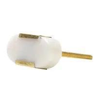 White Oval Marble Knob - The Mustard Seed Collection, The Seed