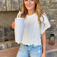 White Pearl Embellished 40oz Tumbler