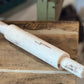 White Wooden Distressed Rolling Pin