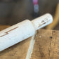 White Wooden Distressed Rolling Pin