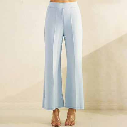 Wide-Leg Crop Pants - Light Blue - The Mustard Seed Collection, The Seed