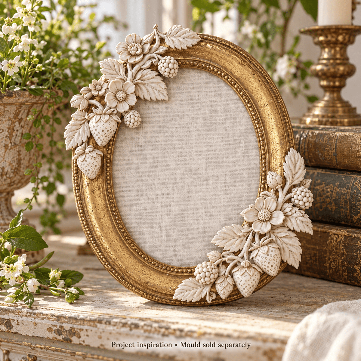 Wild Berries IOD Mould 6x10 | Iron Orchid Designs DIY Decor CastingMoulds