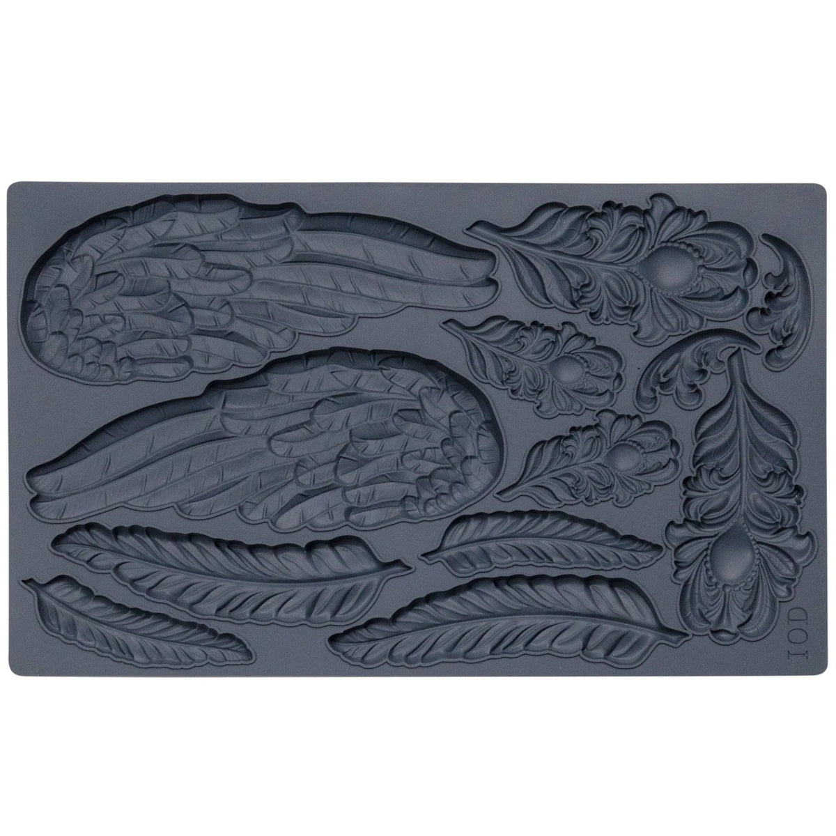 Wings & Feathers 6X10 IOD Mould - The Mustard Seed Collection, The Seed