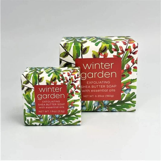 Winter Garden French Milled Shea Butter— 1.9oz Square Soap - The Mustard Seed Collection, The Seed
