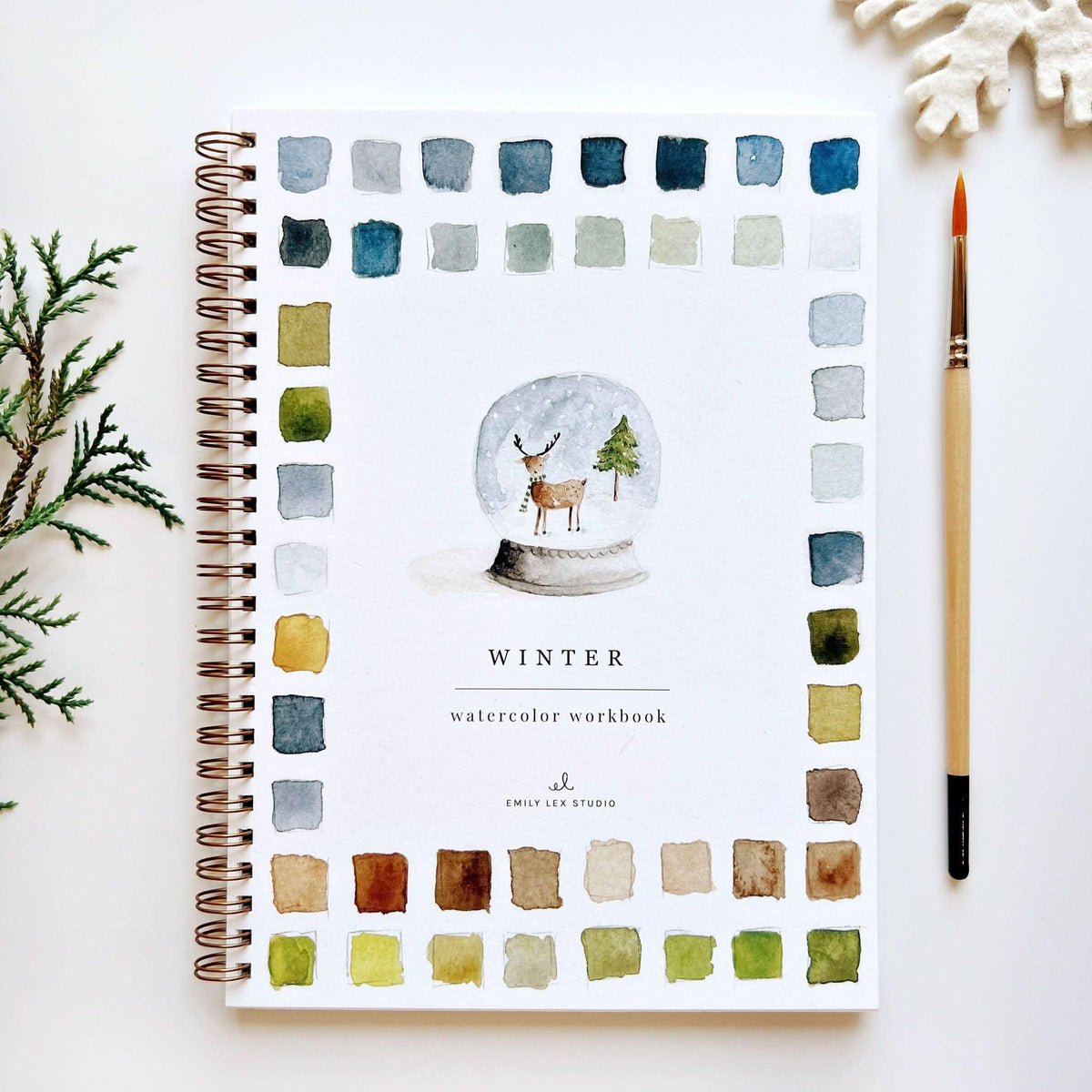 Winter watercolor workbookWorkshop
