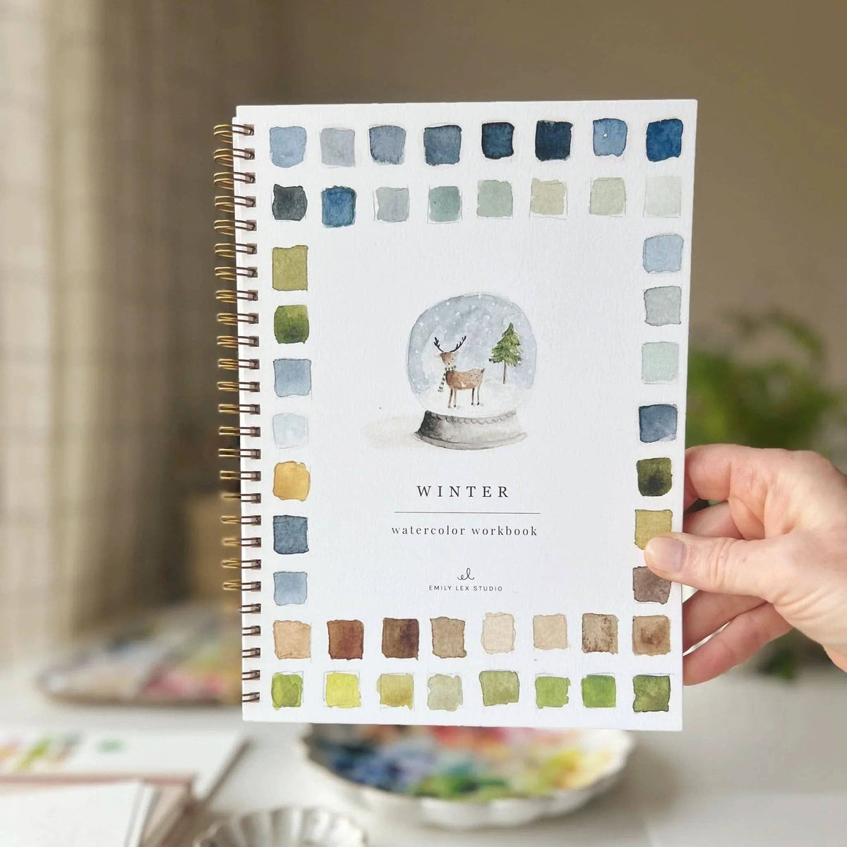 Winter watercolor workbookWorkshop