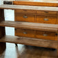 Wooden Bucket Shelf