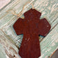 Wooden Cross made from Player Piano Wood - The Mustard Seed Collection, The Seed