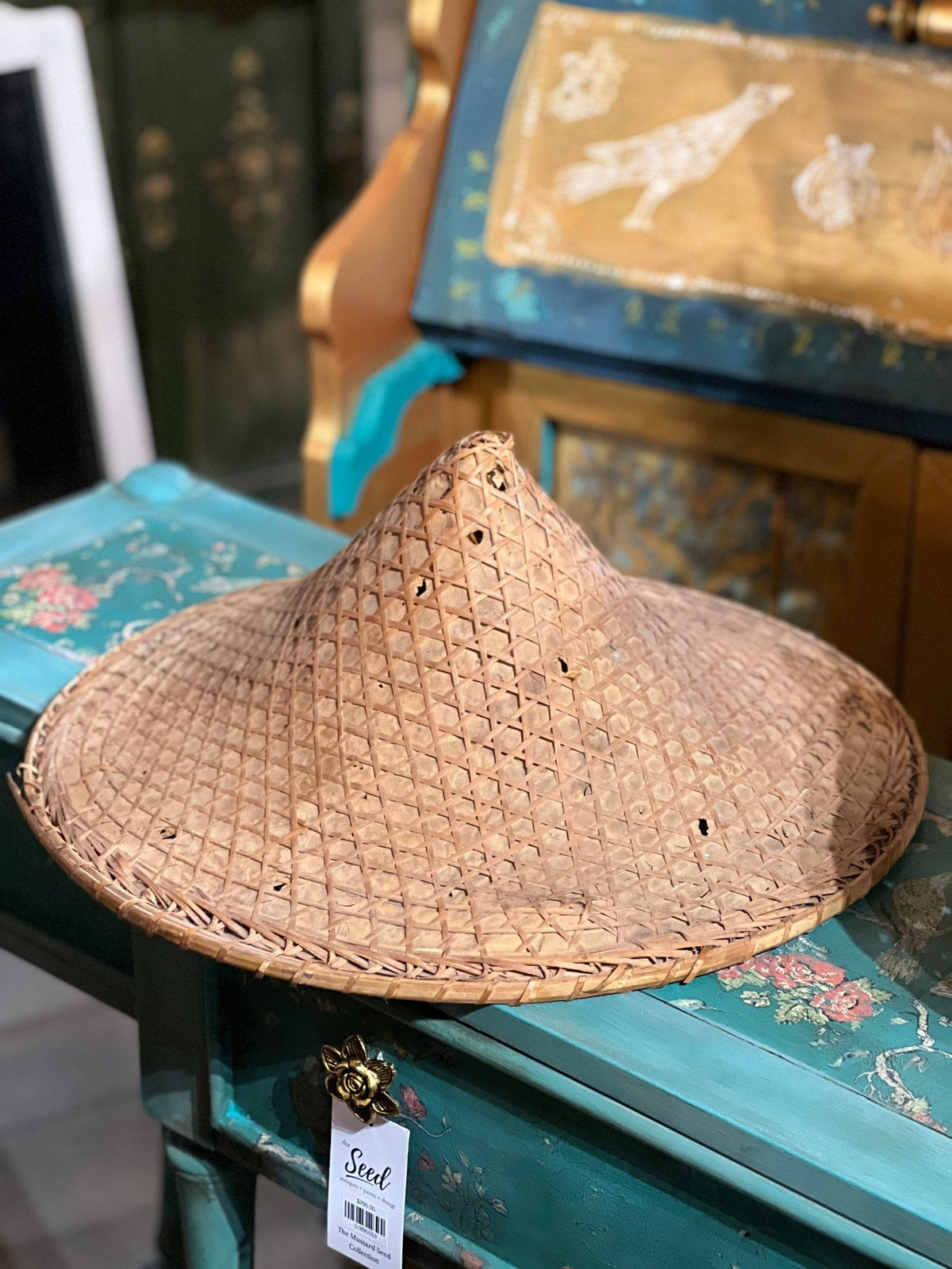 Woven Straw Hat - The Mustard Seed Collection, The Seed