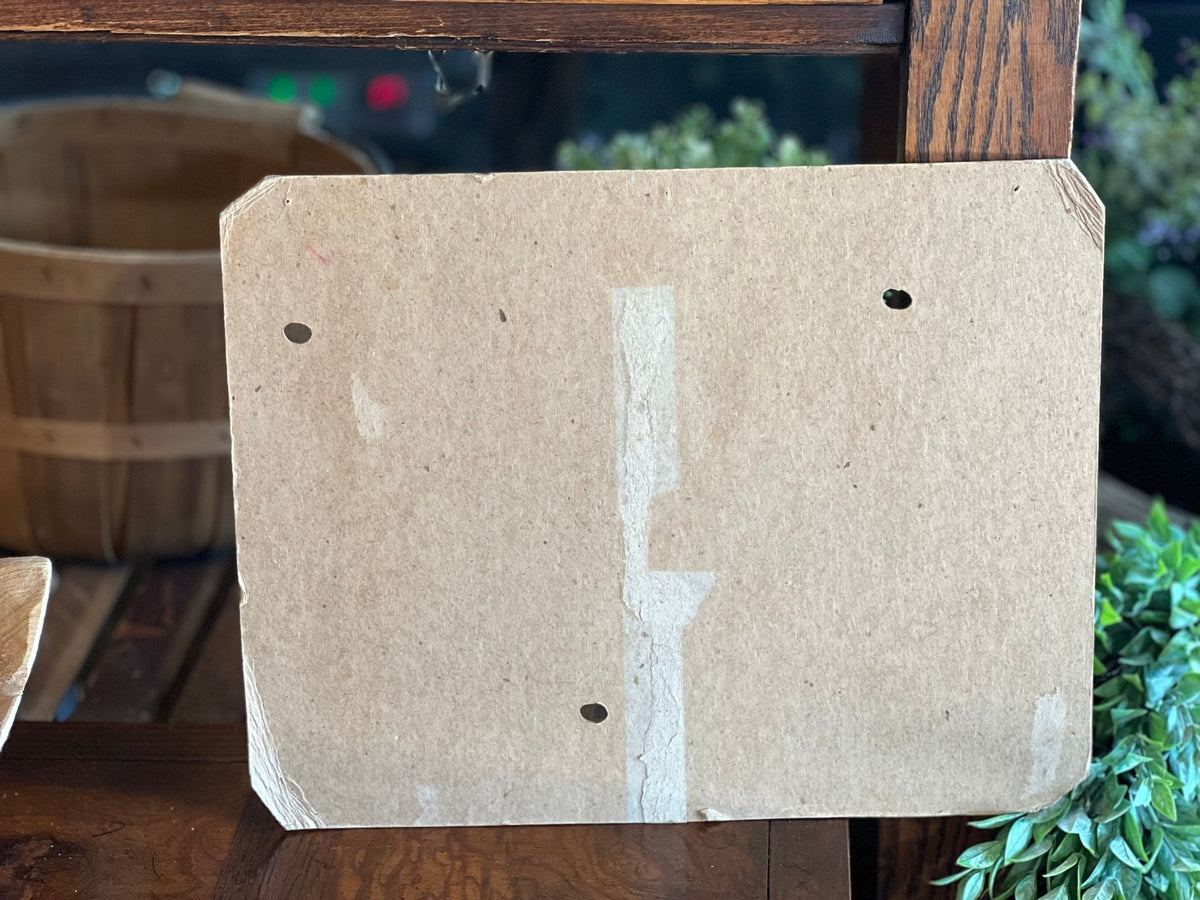 Wrangler Size Sign - The Mustard Seed Collection, The Seed