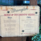 Wrangler Size Sign - The Mustard Seed Collection, The Seed