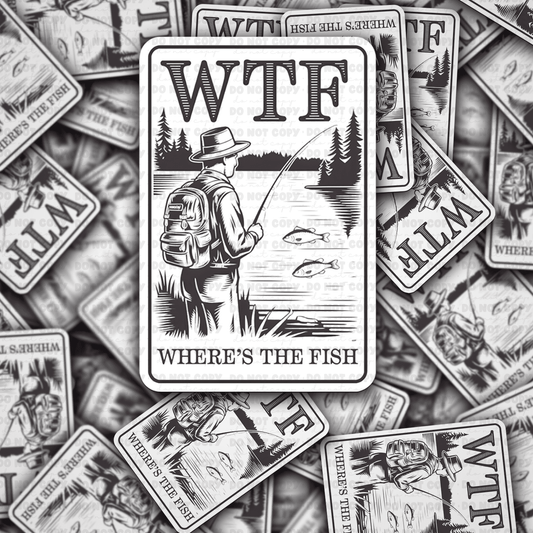 WTF Where's the fish sticker - The Mustard Seed Collection, The Seed