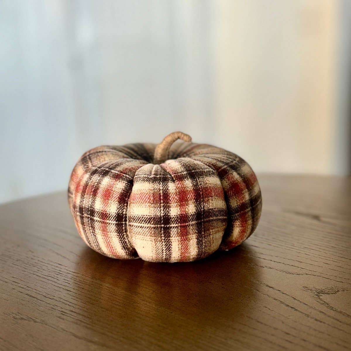 XL Sienna Plaid Pumpkin - The Mustard Seed Collection, The Seed