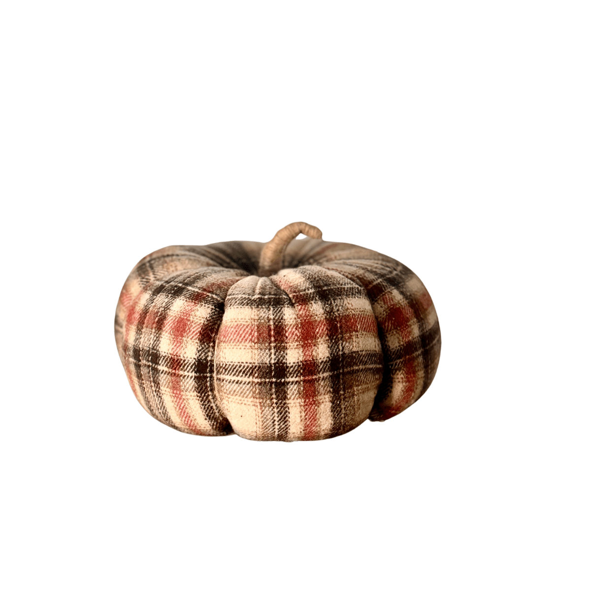 XL Sienna Plaid Pumpkin - The Mustard Seed Collection, The Seed