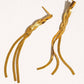 Zed 18K Gold Non-Tarnish Braided Tassel Earring: Yellow Gold - The Mustard Seed Collection, The Seed