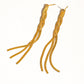 Zed 18K Gold Non-Tarnish Braided Tassel Earring: Yellow Gold - The Mustard Seed Collection, The Seed